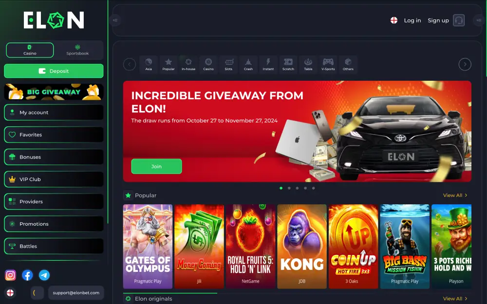 Elon Casino Bangladesh Mobile App - Download APK